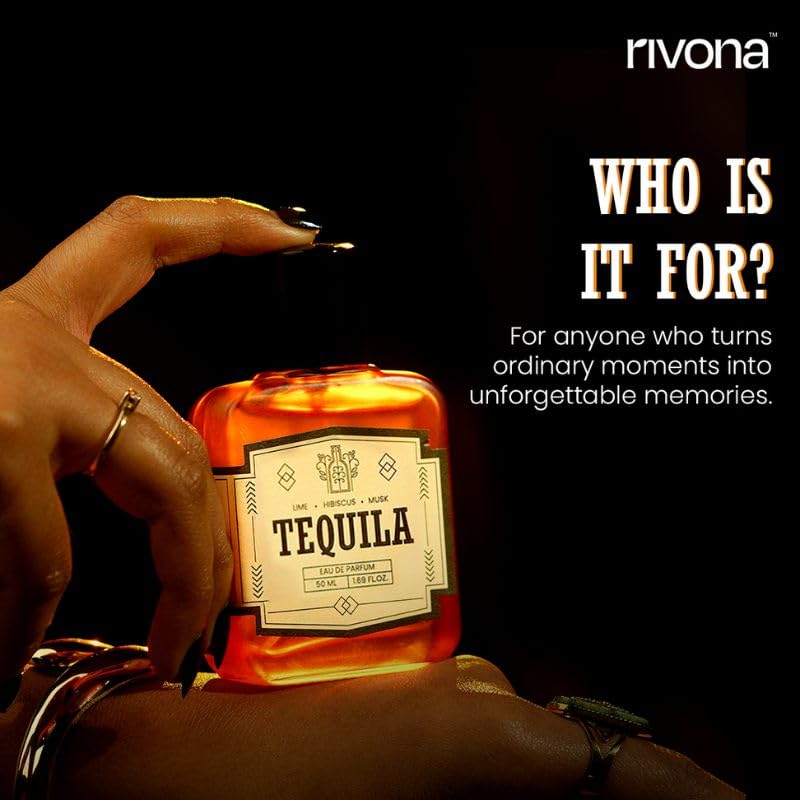 Rivona Tequila Perfume, fresh bold fragrance, premium scent, rivona eau de parfum