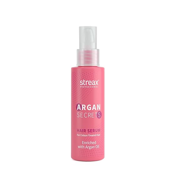 Streax Professional Argan Secrets Colour Protect Hair Serum |100 ml|MRP 420