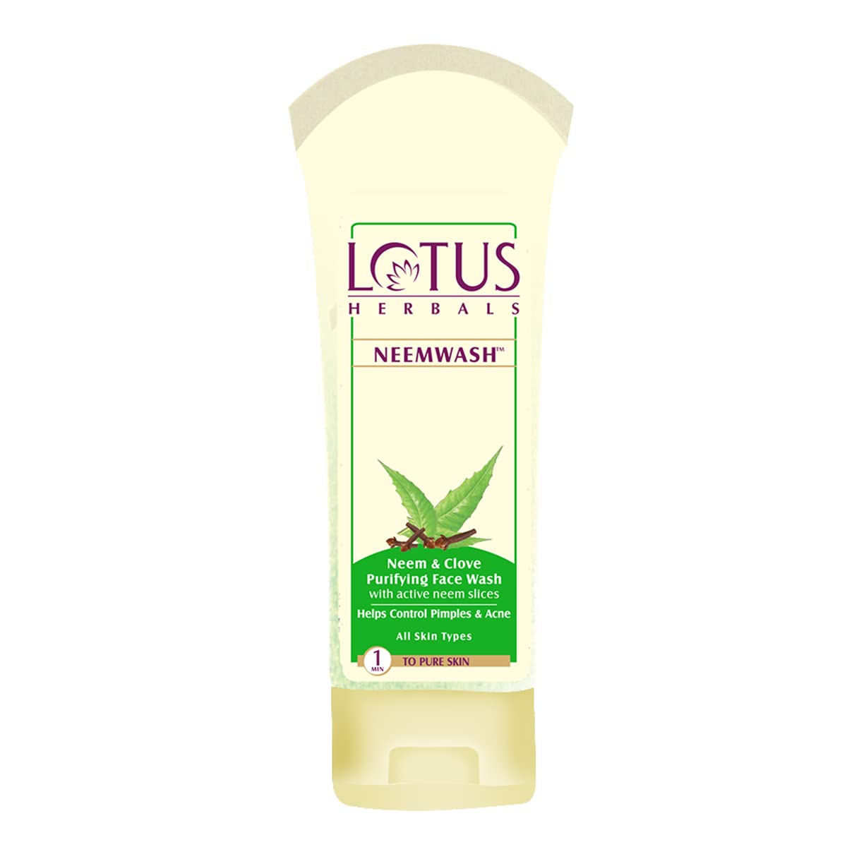 Lotus Herbals Neemwash Neem & Clove Face Wash, face wash, gel texture