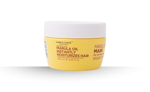Cabelo Chave Marula Oil Hair Mask For Deep Hydration, Repair & Shine 250ml