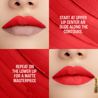 Lakm? 9 To 5 Powerplay Priming Matte Lipstick - MR1 Red Letter|3.6 gms|MRP 650