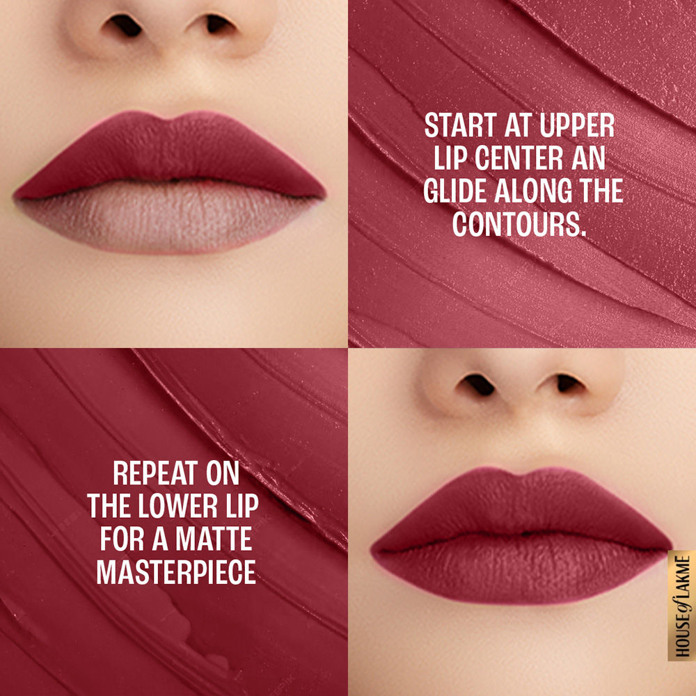 Lakmï¿½ 9to5 Powerplay Priming Matte Lipstick ï¿½ Berry Base|3.6 gms|MRP 650