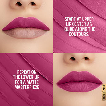 Lakm? 9 To 5 Powerplay Priming Matte Lipstick - MP4 Plum Pick|3.6 gms|MRP 650