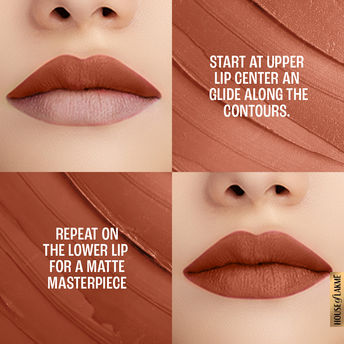 Lakm? 9 To 5 Powerplay Priming Matte Lipstick -MB2 Caramel Latte|3.6 gms|MRP 650