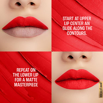Lakm? 9 To 5 Powerplay Priming Matte Lipstick - MR12  Red Twist|3.6 gms|MRP 650