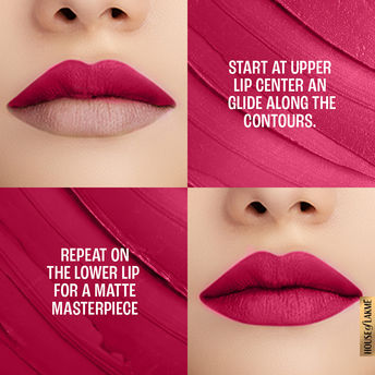 Lakm? 9 To 5 Powerplay Priming Matte Lipstick - MP14  Rose Day|3.6 gms|MRP 650