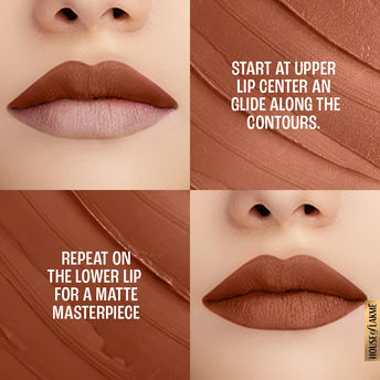 Lakm? 9 To 5 Powerplay Priming Matte Lipstick - Rustic Brown|3.6 gms|MRP 650