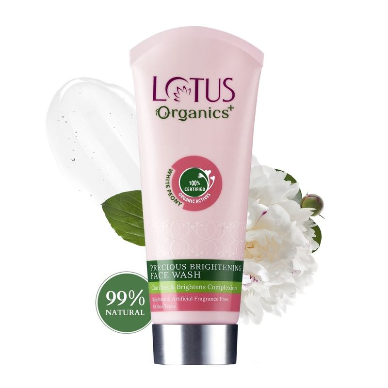Lotus Organics Precious Brightening Face Wash|50 gms|MRP 260