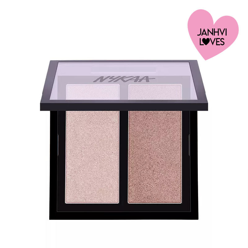 Nykaa Glow Getter Highlighting & Illuminating Duo Palette - Moonshine 03|9 gms|MRP 749