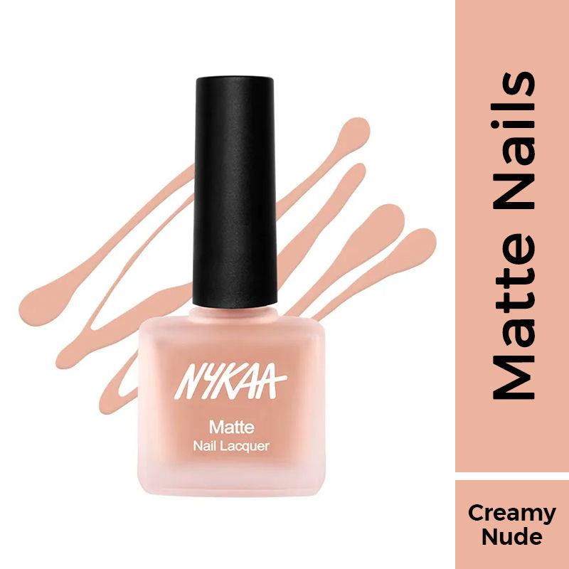 Nykaa Matte Nail Enamel Polish - Very Vanilla 156|9 ml|MRP 229