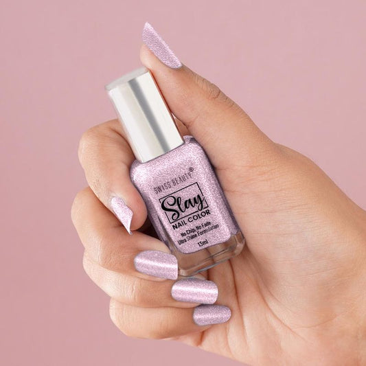 Swiss Beauty Slay Nail Colour 49 Sheer Elegance|13 ml|MRP 129