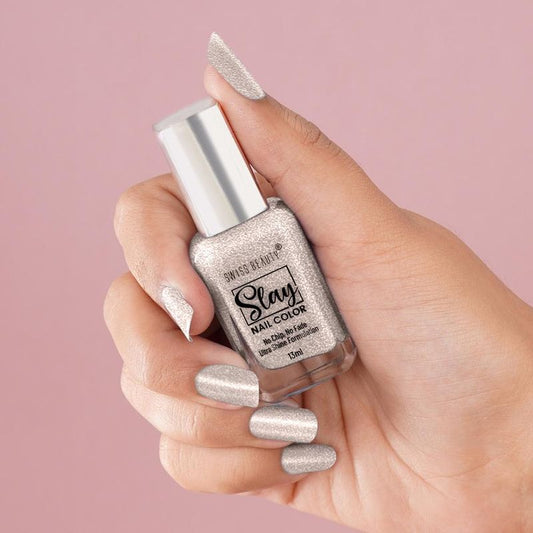 Swiss Beauty Slay Nail Colour 52 Gold Star|13 ml|MRP 129