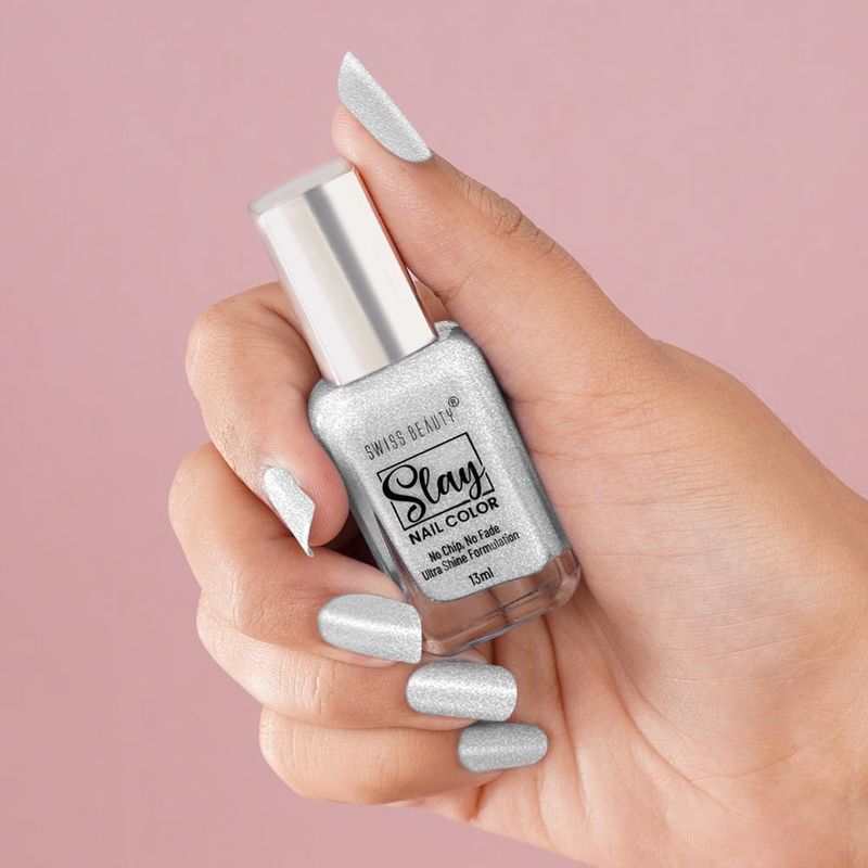 Swiss Beauty Slay Nail Colour 54 Pearl|13 ml|MRP 129