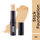 Nykaa SKINgenius Foundation Stick Conceal Contour & Corrector - Natural Buff 02|9 gms|MRP 625