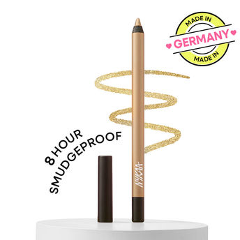 Nykaa Glamoreyes Waterproof & Smudgeproof Shimmer Eye Pencil-Golden Fleur (Gold)|1.2 gms|MRP 549