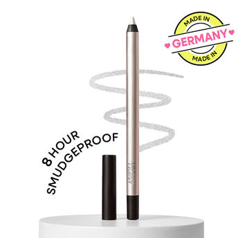 Nykaa Glamoreyes Waterproof & Smudgeproof Shimmer Eye Pencil-Moon Child (Silver)|1.2 gms|MRP 549