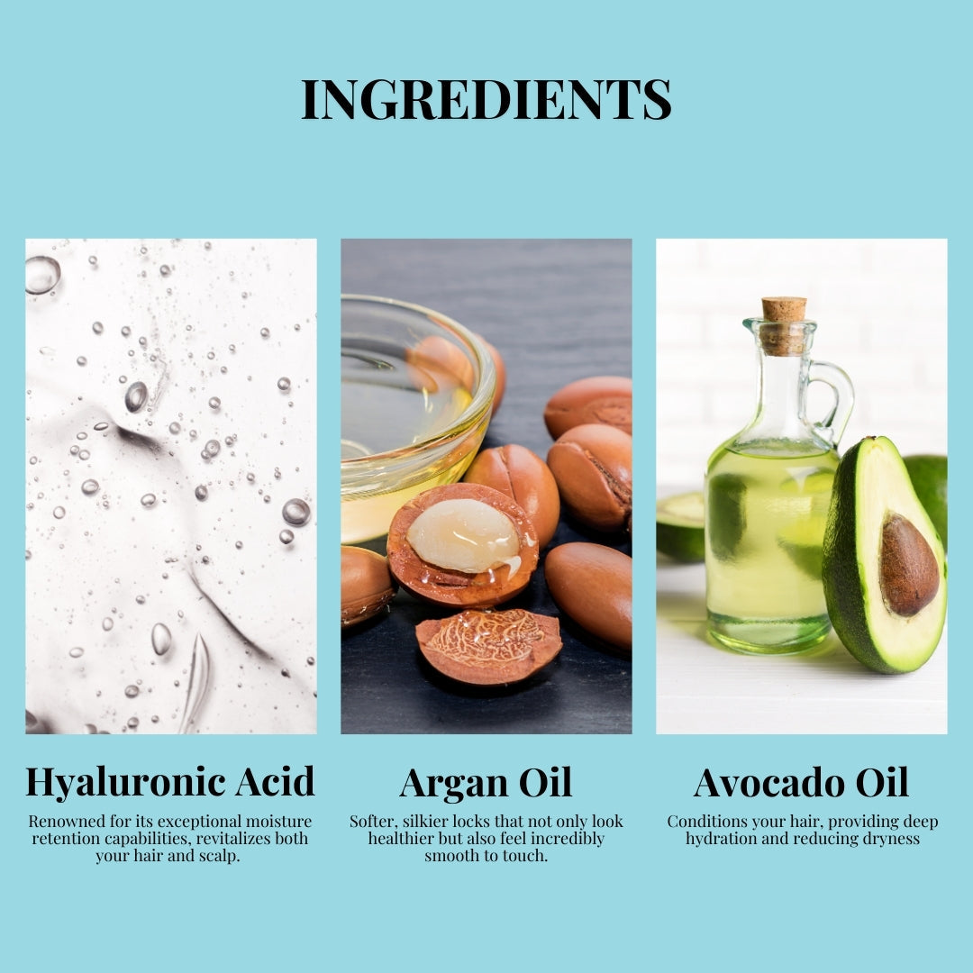 Cabelo Chave Argan Shampoo For  Frizzy Hair 1000ml