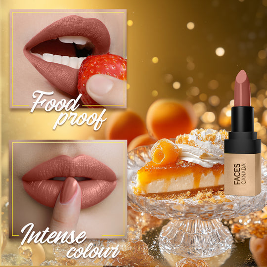 Faces Canada Comfy Matte Velvet Touch Lipstick - Apricot Jam 15|4.2 ml|MRP 449