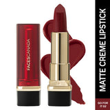 Faces Canada Comfy Matte Cr�me Lipstick � Go For It 02|4.2 gms|MRP 329