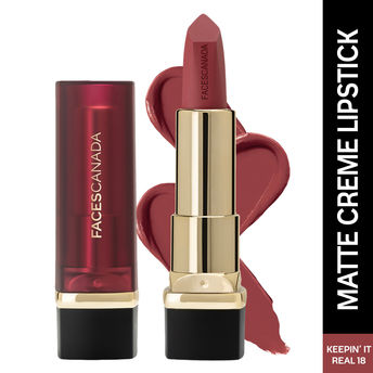 Faces Canada Comfy Matte Cr�me Lipstick � Keepin' It Real 18|4.2 gms|MRP 329