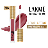 Lakm? Ultimate Glam Matte Liquid Lipstick - Nude Dream|4.2 ml|MRP 450