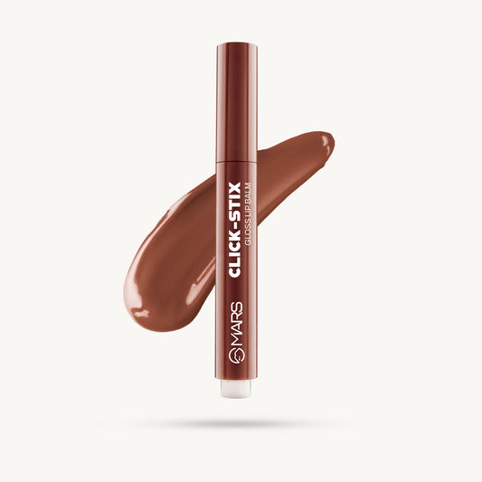 Mars Click Stix | Gloss Lip Balm 05 - Cinnamon Swirl|2 gms|MRP 349