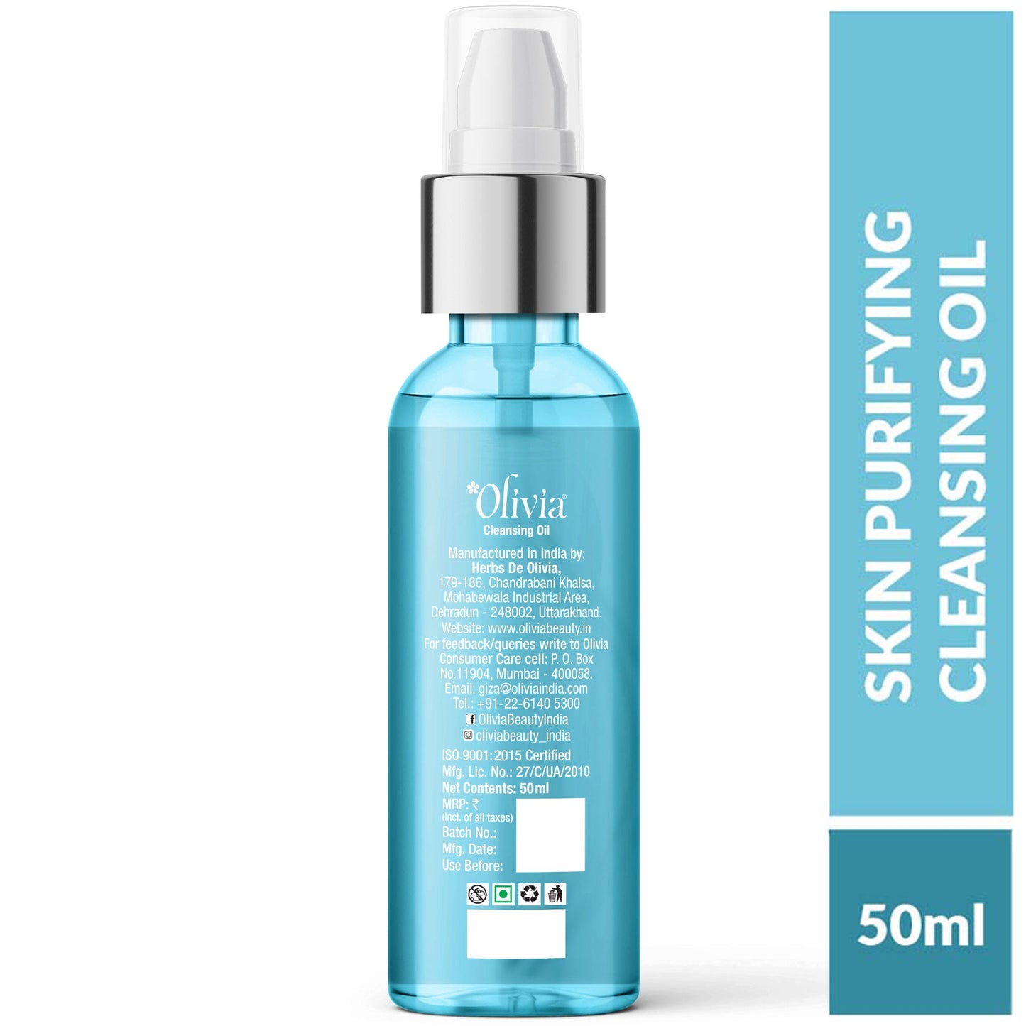 Olivia Skin Purifying Cleansing Oil, makeup removing oil, deep facial cleansing, lightweight skincare oil