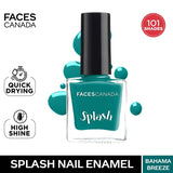 Faces Canada Splash Nail Enamel � 58 Bahama Breeze|8 ml|MRP 129