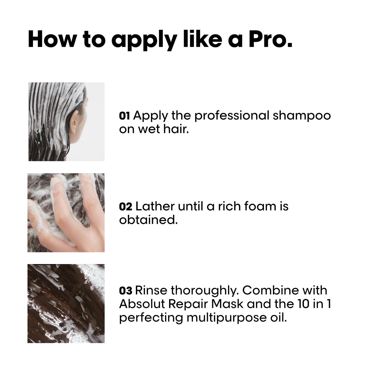 L’Oréal Professionnel Absolut Repair Shampoo 300ml for damaged hair care