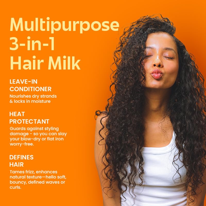 Rivona Honey Oat Hair Milk, nourishing hair lotion, smooth hair care, rivona hair