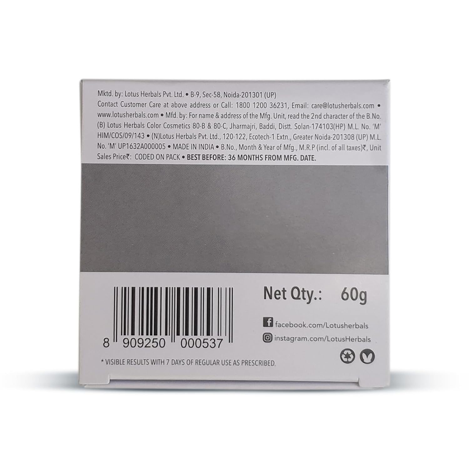 Lotus Herbals WhiteGlow Skin Brightening Deep Moisturising Cream, face cream, SPF 20 PA+++