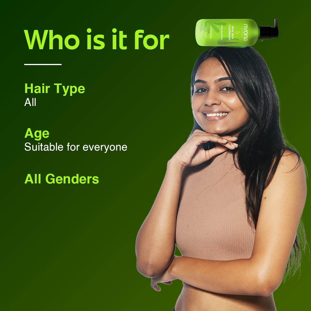 Rivona Aloe Vera Conditioner, hydrating hair conditioner, smooth hair care, aloe based conditioner, daily hair care