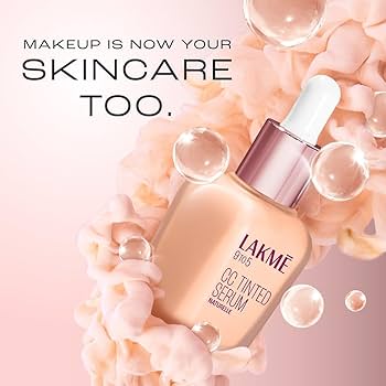 Lakme CC Tinted Serum with 2% Hyaluronic Acid - Naturelle|30 ml|MRP 699