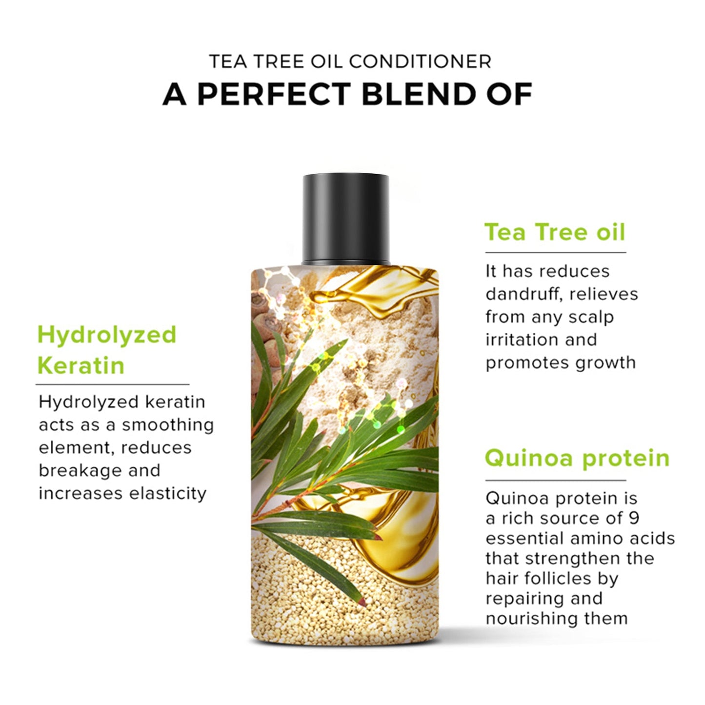 De Fabulous Tea Tree Oil Conditioner | Scalp & Hair Refresh