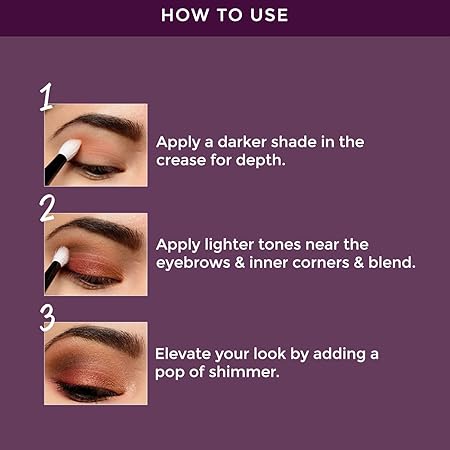 Lotus Make-Up Proedit Eye Primer Infused Eyeshadow Palette, eyeshadow palette, Dream & Dusk shades
