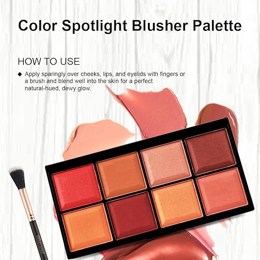 Daily Life Forever52 8 Multi Color Blusher Palette l Versatile Face Makeup - SPB001
