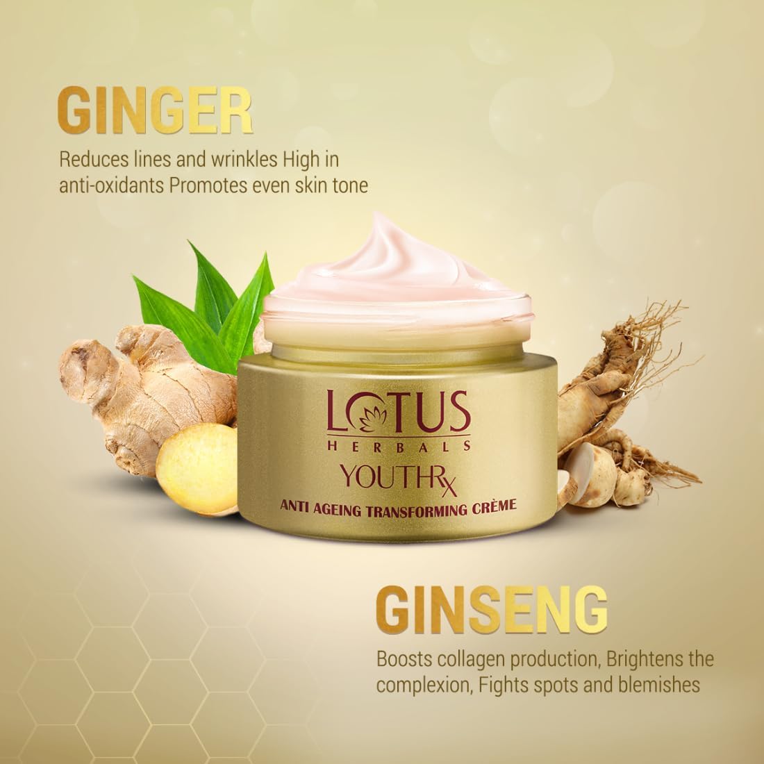 Lotus Herbals YouthRx Anti-Ageing Transforming Cream, face cream, SPF 25 PA+++