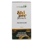 Unikveda Gold Shiner Bleach, gold infused bleach cream, radiant skin care, professional salon bleach