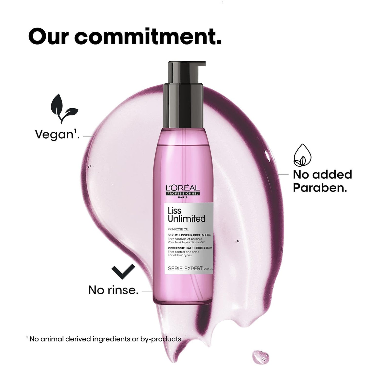 L’Oréal Professionnel Liss Unlimited Serum 125ml for smooth, frizz-free hair