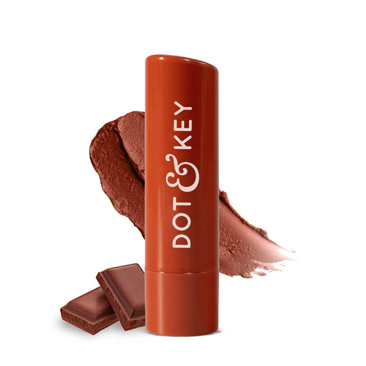 Dot & Key Barrier Repair Lip Balm, cocoa nude lip care
