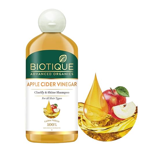 Biotique Advanced Organics Apple Cider Vinegar Clarify & Shine Shampoo 300ml
