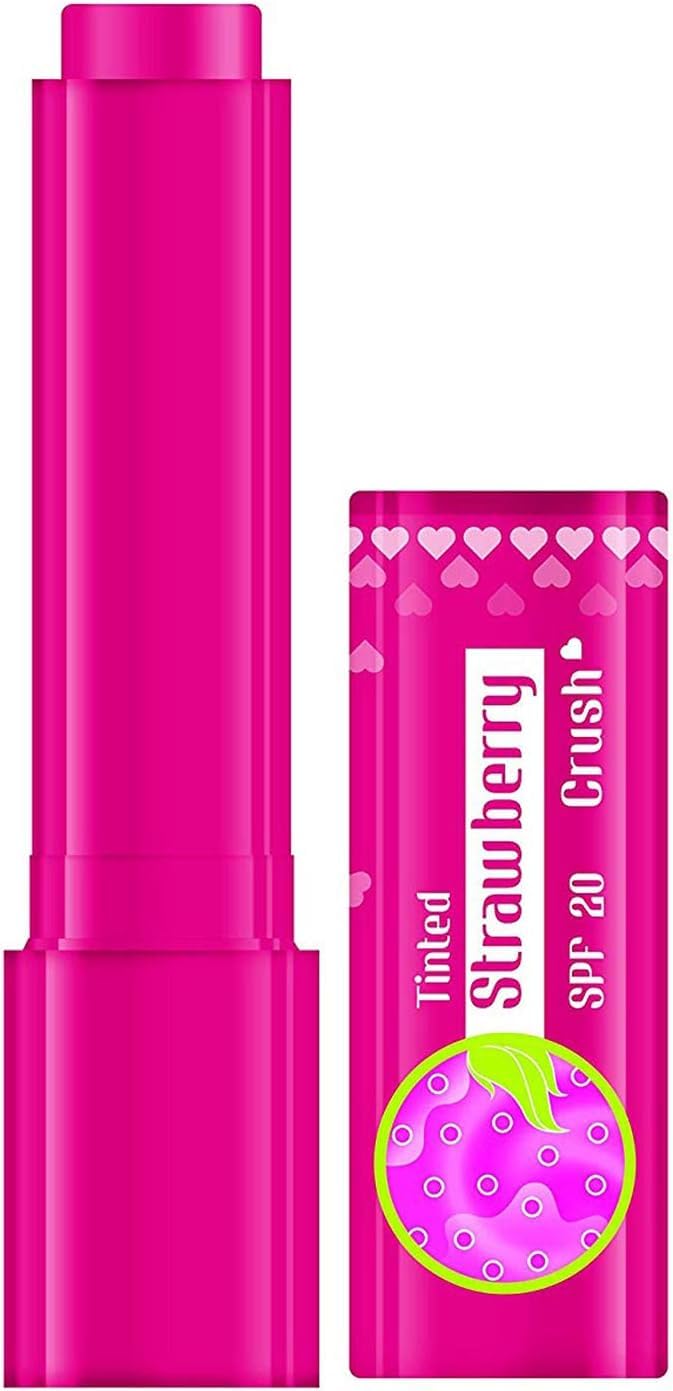 Lotus Herbals Lip Lush Tinted Lip Balm, lip balm, Strawberry Crush tint