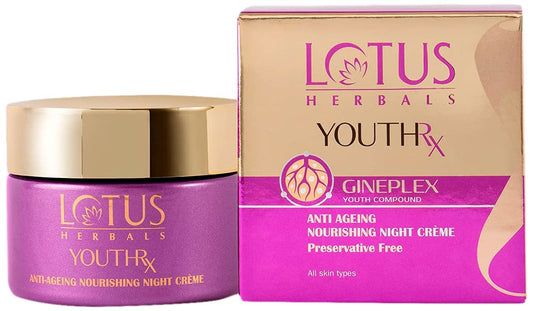 Lotus Herbals YouthRx Anti-Ageing Nourishing Night Cream, night cream, smooth texture