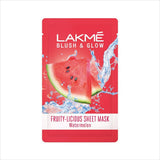 Lakme Blush & Glow Watermelon Sheet Mask|20 ml|MRP 100