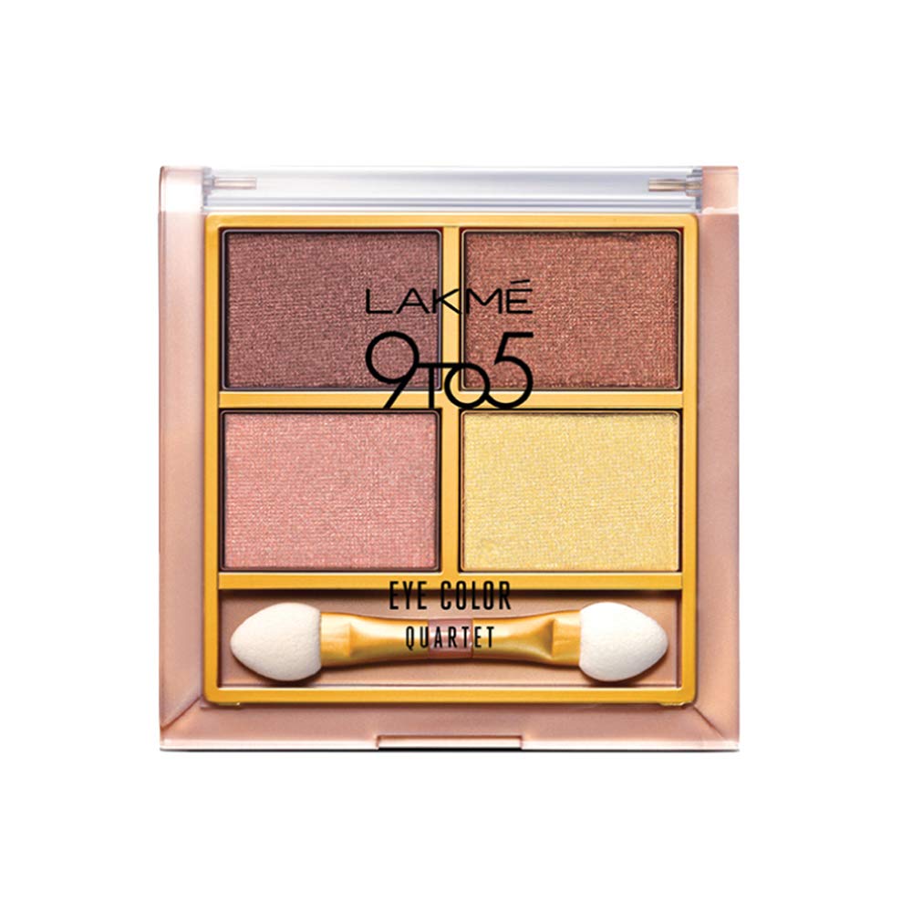 Lakme 9 to 5 Eye Color Quartet Eye Shadow Palette ï¿½ Desert Rose|7 gms|MRP 675