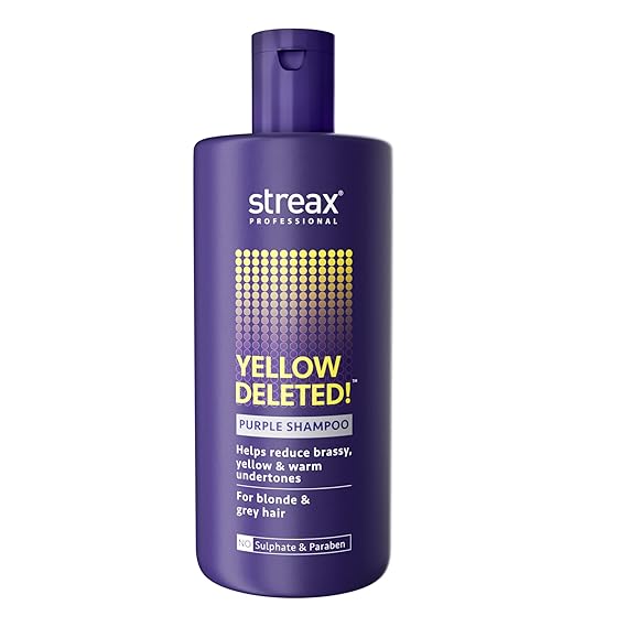 Streax Professional Yellow Deleted Purple Shampoo|300 ml|MRP 599