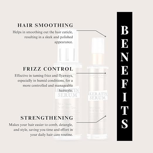 Cabelo Chave Keratin Serum For Frizz Control & Shiny Hair 50ml