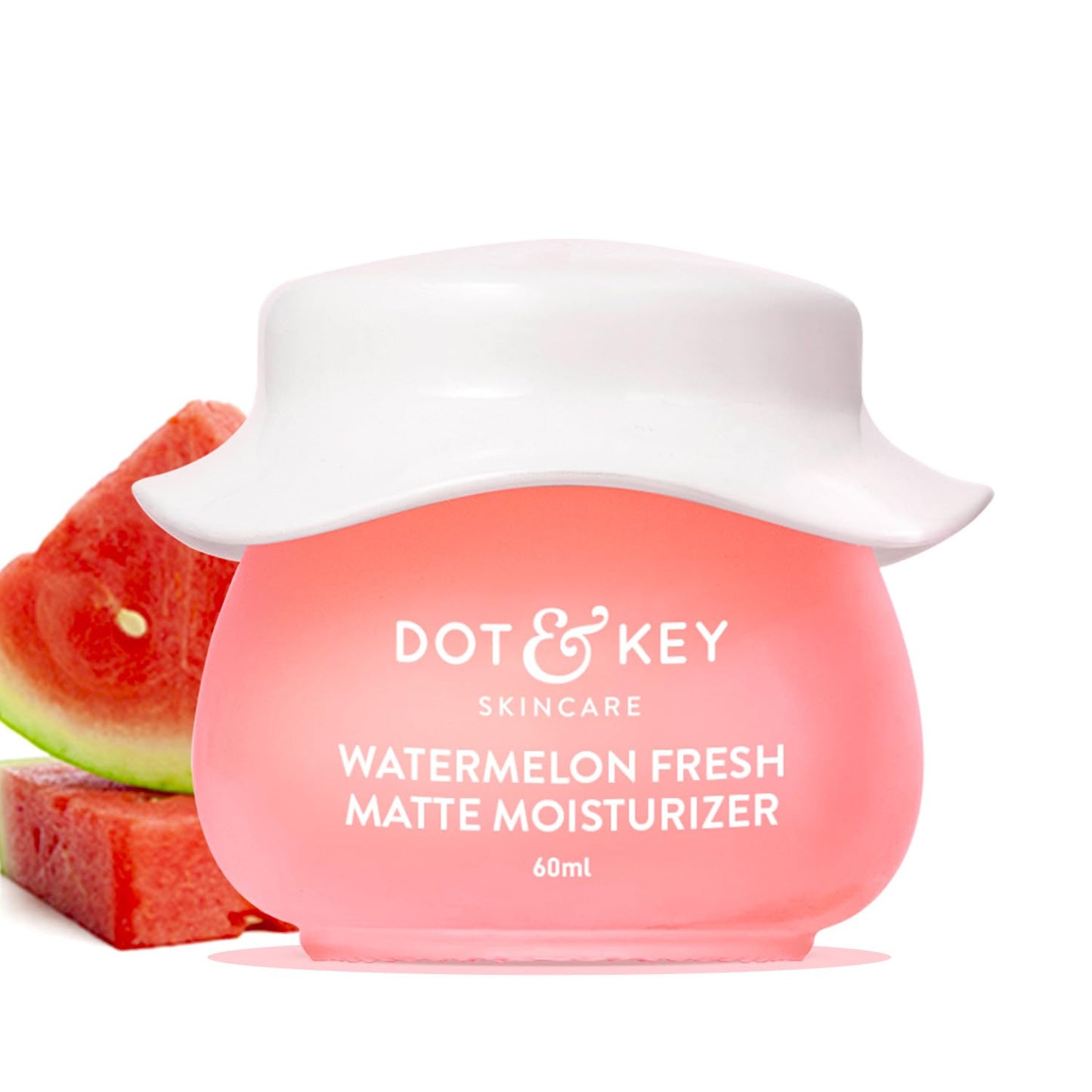 Dot & Key Watermelon Matte Moisturizer, oil free hydration care, fresh glow skincare, watermelon face cream