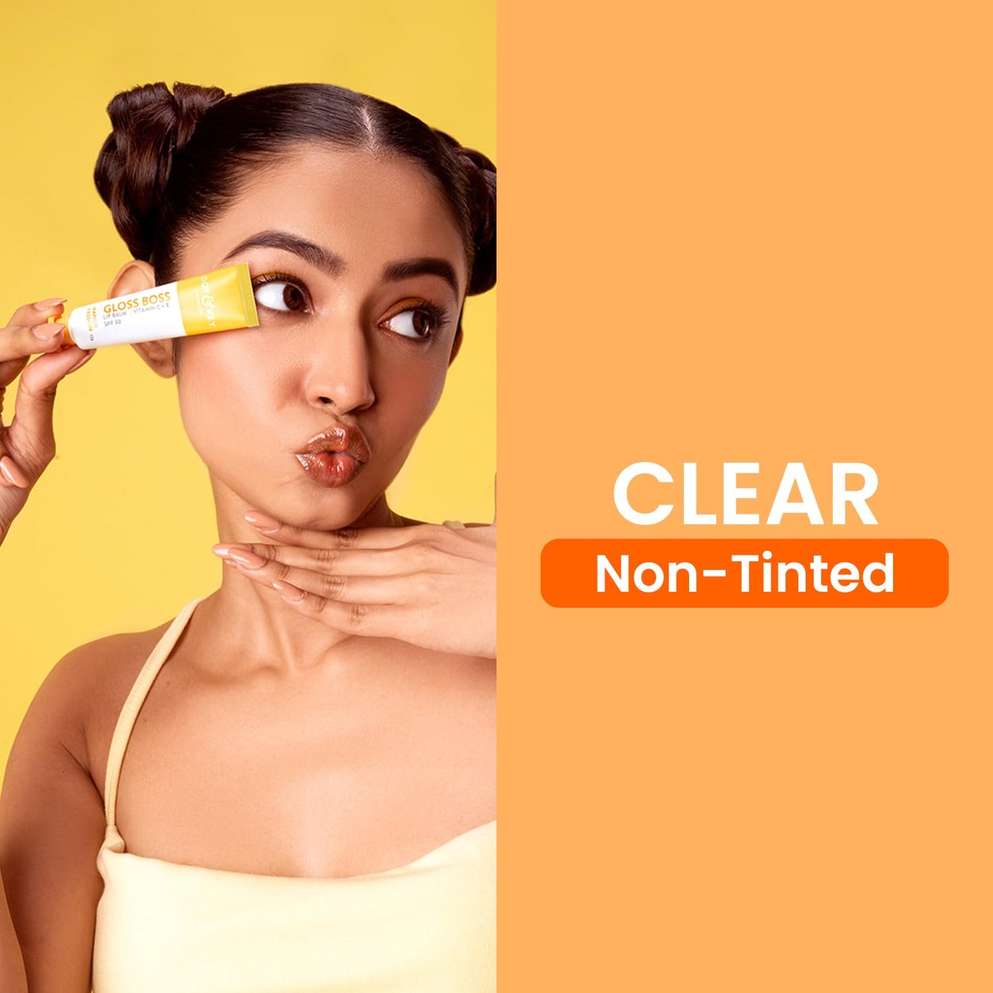 Dot & Key Gloss Boss Mango Lip Balm, nourishing glossy lip care, spf lip protection