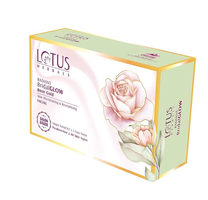 Lotus Herbals Radiant Bridal Glow Facial Kit, facial kit, cream-based textures